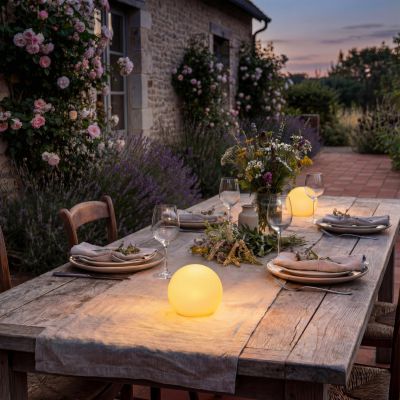 Lucide PINO - Rechargeable Table lamp Indoor/Outdoor - Battery pack - LED Dim. - CCT - 1x1W 2700K/6500K - IP65 - Rgb - White